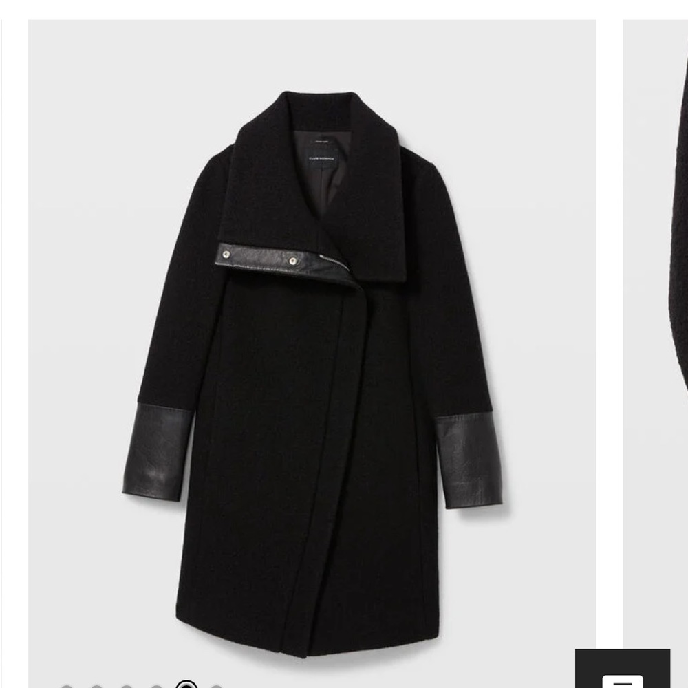 Club Monaco Halley wool coat, size small.